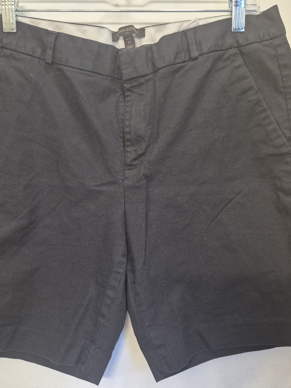 Banana Republic Women’s Black Tailored Bermuda Shorts